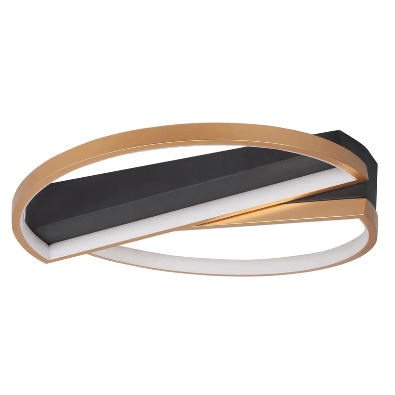 Plafondlamp Helios Ø 44 mat goud-zwart de Highlight – photo produit