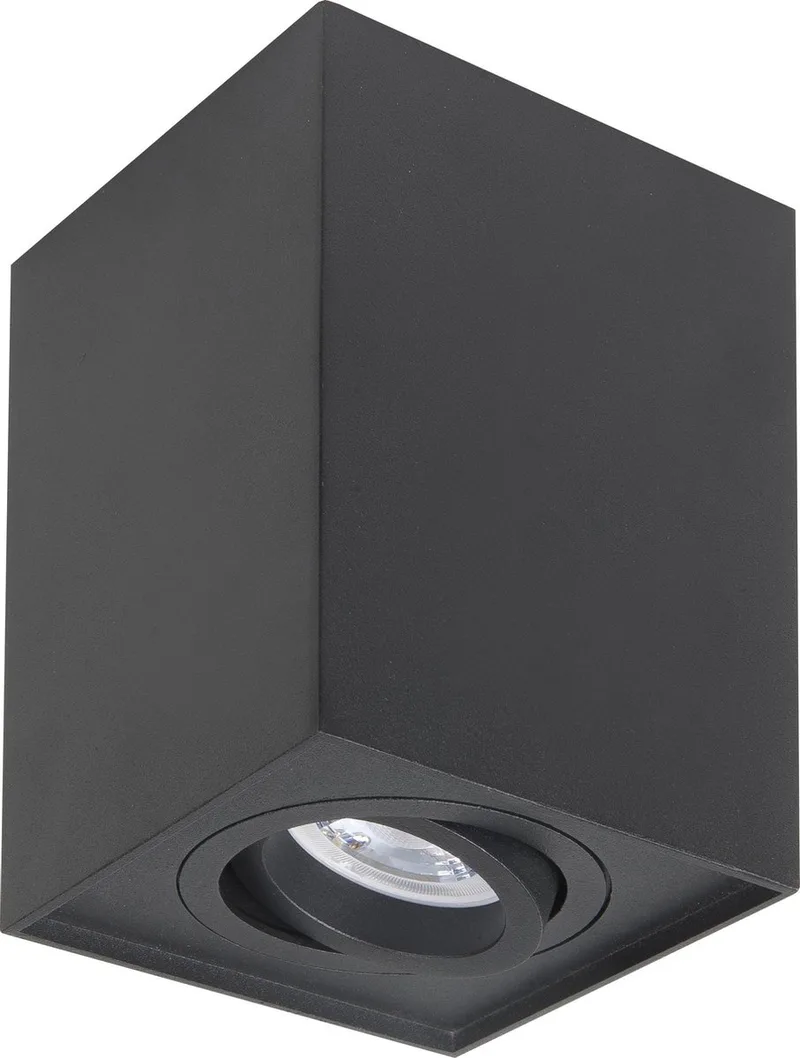 plafondlamp Maxi Rebel vierkant de Highlight en Noir – photo produit