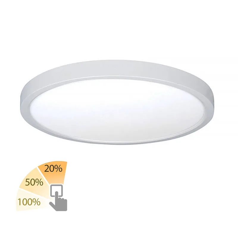 Plafondlamp Piatto Ø 44,5 cm 3 step DIM wit fra Highlight – produktbillede
