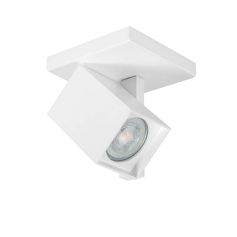 Plafondspot | 10 cm | oslo spots | GU10 | wit | metaal | moderne verlichting de Highlight – photo produit 1 sur 3