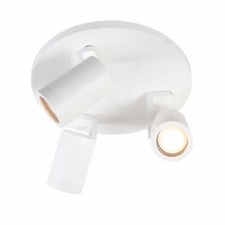 Plafondspot | 25 cm | halospots wit | 3 lichts | GU10 | wit | metaal | moderne verlichting de Highlight – photo produit 1 sur 2