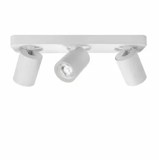 Plafondspot | Oliver spots | 3 lichts | GU10 | wit | kunststof en metaal | moderne verlichting de Highlight – photo produit 1 sur 3