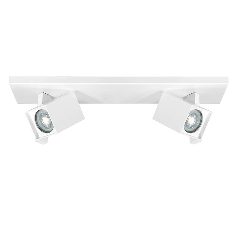 Plafondspot / wandspot | 10 cm | Oslo spots | 2 lichts | GU10 | wit | metaal | moderne verlichting von Highlight – Produktfoto 1 von 3