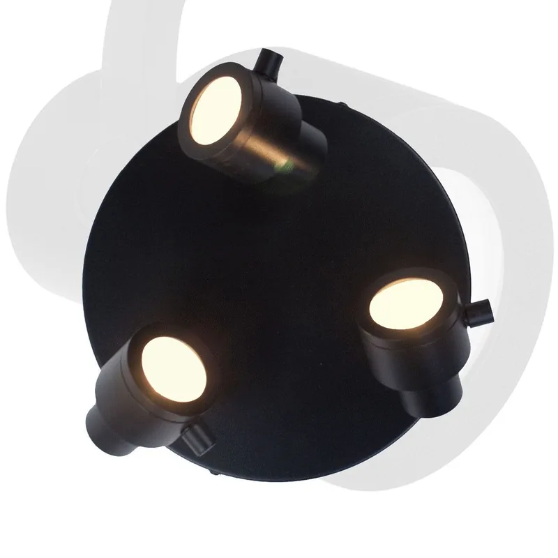 Plafonniere | 25 cm | Alto spots | 3 lichts | GU10 | zwart | metaal | modern industrieel de Highlight – photo produit 3 sur 3