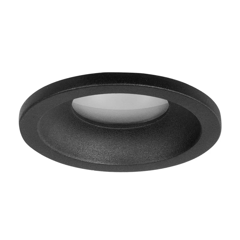 Ronde badkamer inbouwspot IP44 | zwart de Highlight – photo produit