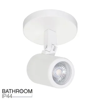 Ronde IP44 badkamer spot Rain | 1 lichts | wit | Ø 10 cm | modern design de Highlight – photo produit 1 sur 3