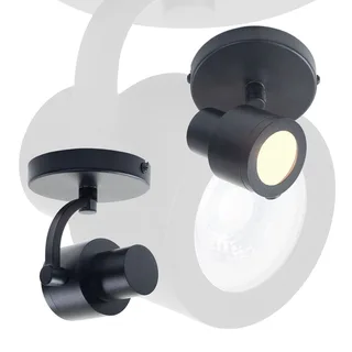 Spot | 10 cm | alto spots | GU10 | zwart | metaal | modern industrieel de Highlight – photo produit 3 sur 3