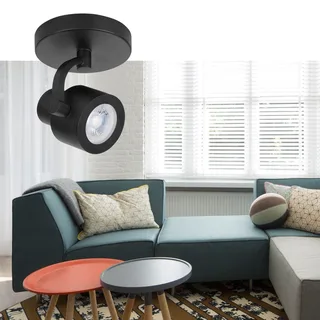 Spot | 10 cm | alto spots | GU10 | zwart | metaal | modern industrieel de Highlight – photo produit 2 sur 3