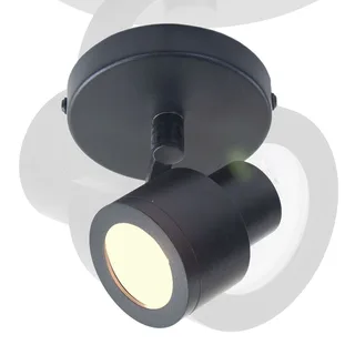 Spot | 10 cm | alto spots | GU10 | zwart | metaal | modern industrieel de Highlight – photo produit 1 sur 3