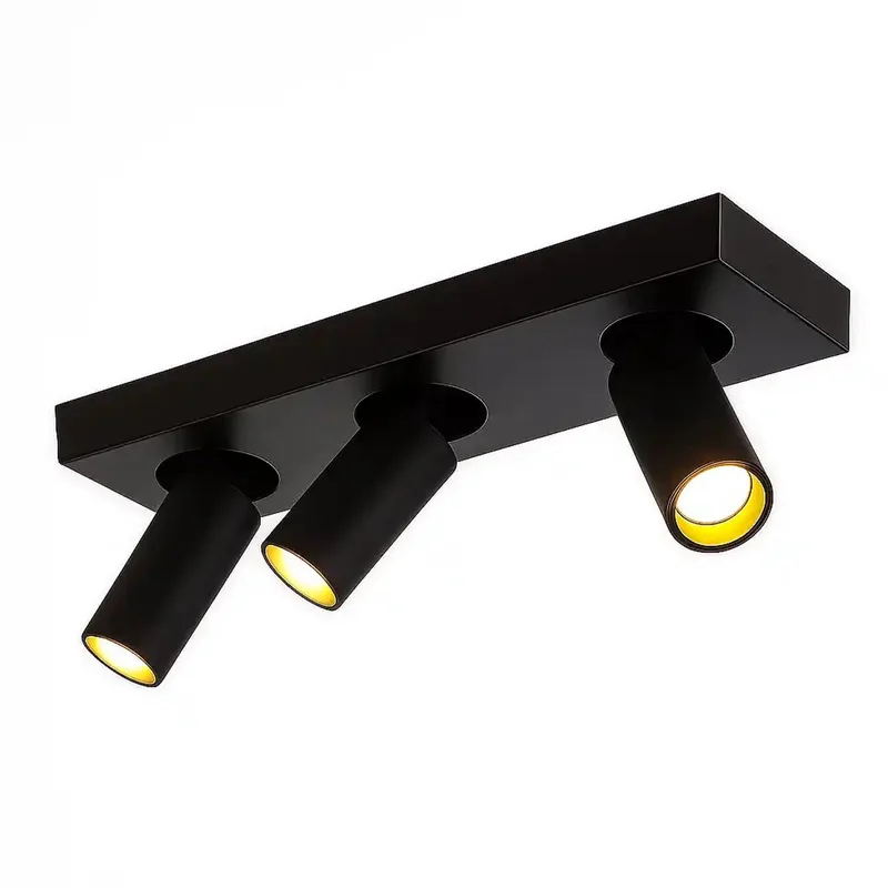 Spot Eliano 3 lichts L 36 cm de Highlight en Noir – photo produit
