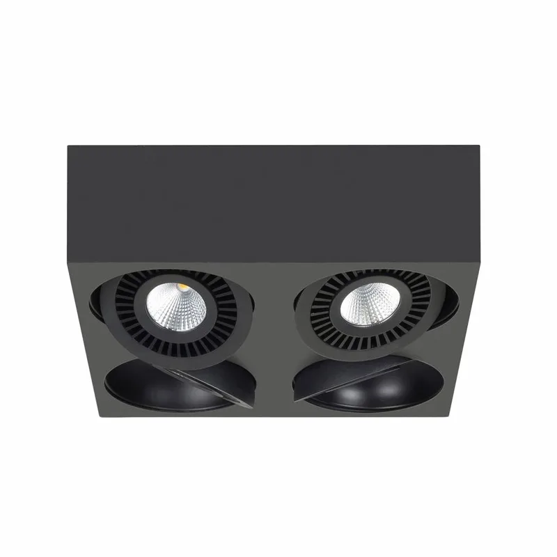 Spot Eye 4 lichts zwart de Highlight – photo produit