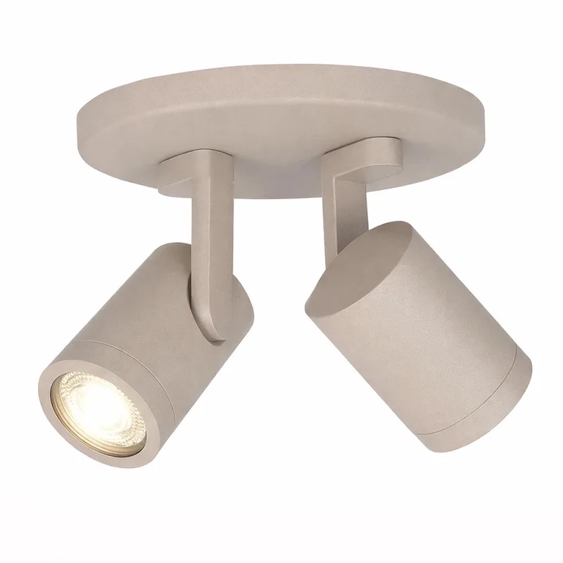 Spot HALO 2 lichts rond från Highlight i Beige – produktbild
