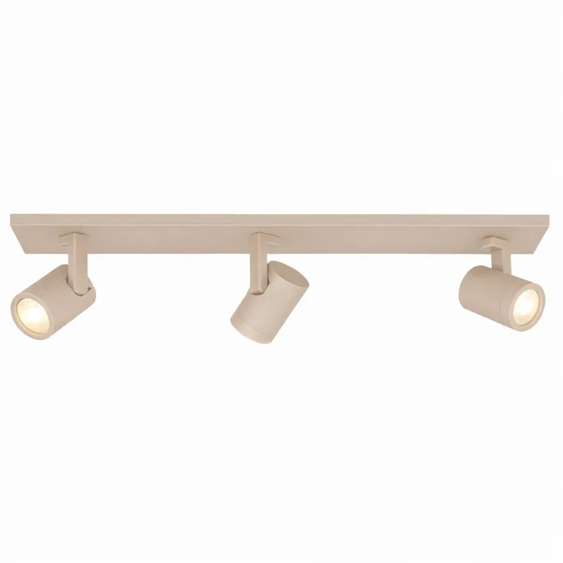 Spot HALO 3 lichts balk de Highlight en Beige – photo produit