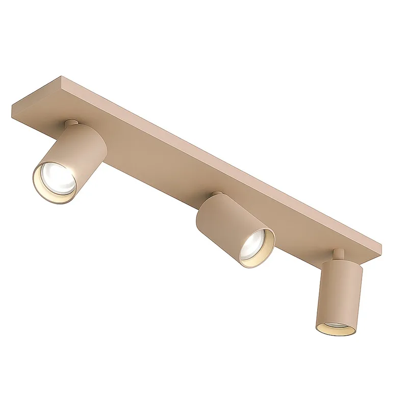 Spot Mila 3 lichts L 65 cm de Highlight en Beige – photo produit