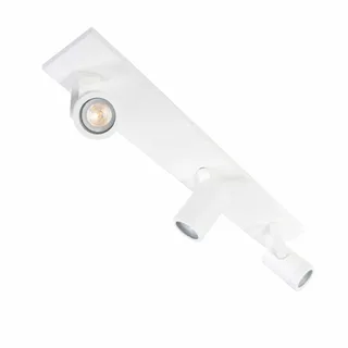 Spot plafondlamp en wandlamp | Halospots wit | 3 lichts | GU10 | wit | metaal | moderne verlichting de Highlight – photo produit 1 sur 2