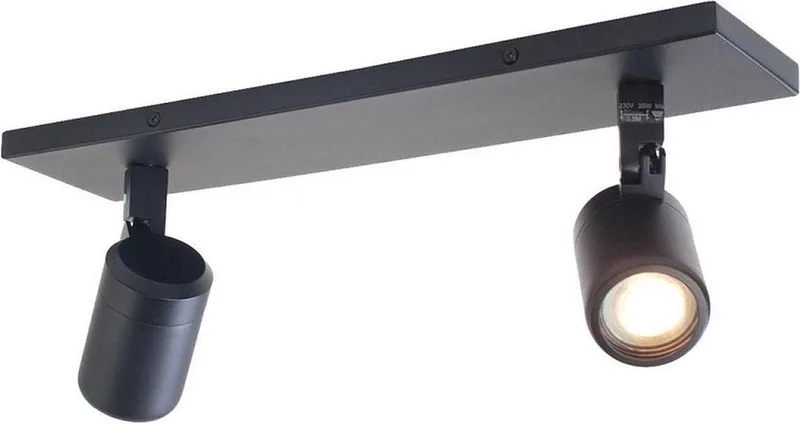 spot Rain 2 lichts balk by Highlight in Black – product photo