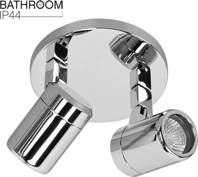 spot Rain 2 lichts rond de Highlight en Chrome – photo produit