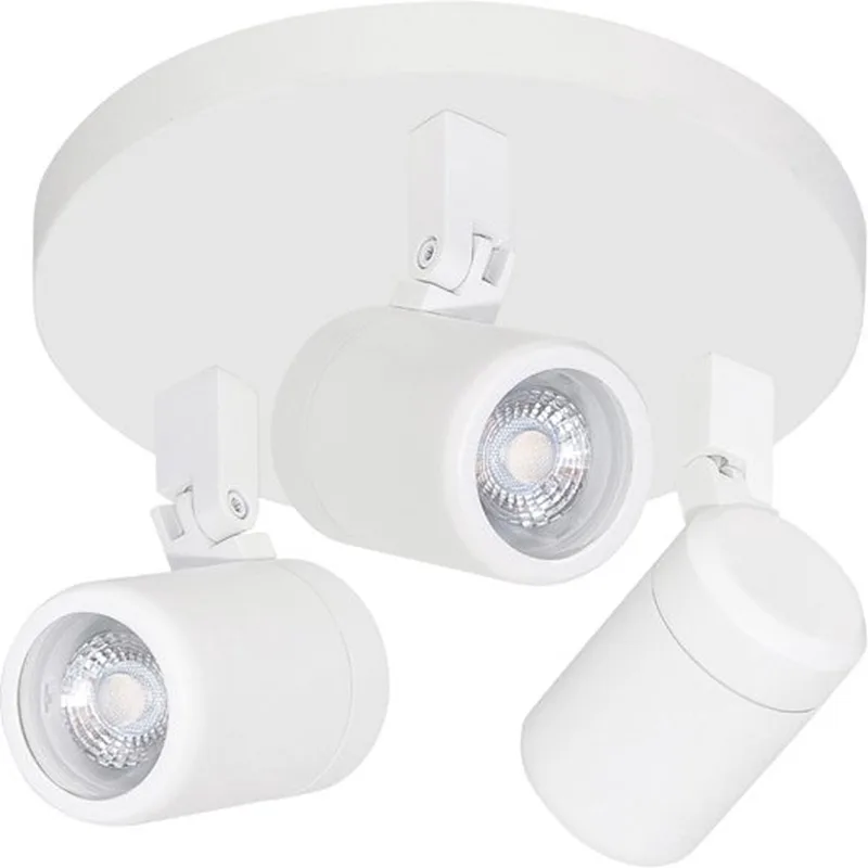 spot Rain 3 lichts rond van Highlight in Wit – productfoto