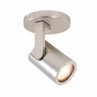 Spot wand/plafond | 10 cm | halospots mat staal | GU10 | geborsteld staal | metaal | moderne von Highlight – Produktfoto 1 von 2