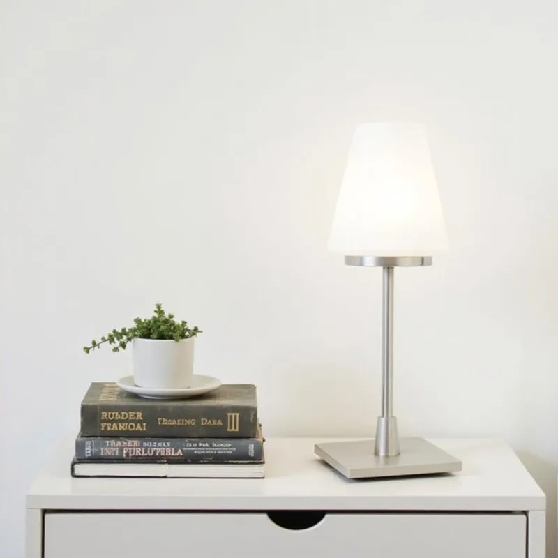Tafellamp | 10 cm | Touch lampen | G9 | staal wit | glas metaal | modern de Highlight – photo produit 1 sur 3