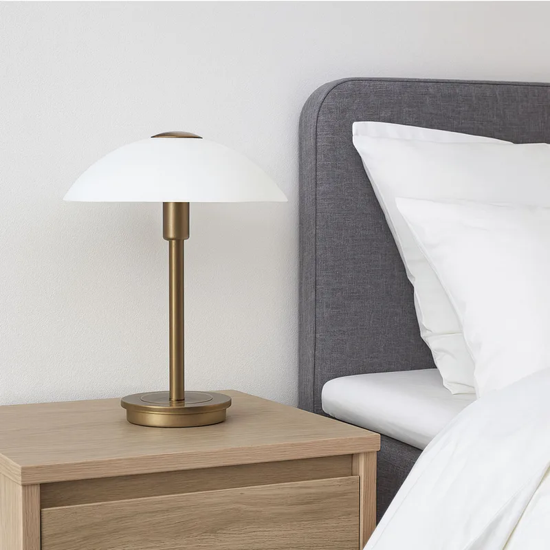 Tafellamp | 20 cm | Touch lampen | G9 | brons glas metaal | decoratieve diffuse functionele by Highlight – product photo 1 of 3