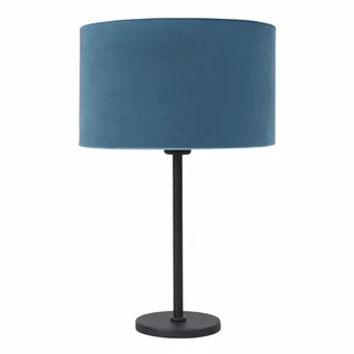 Tafellamp | 30 cm | Project | E27 | blauw zwart | metaal stof | moderne sfeerverlichting de Highlight – photo produit 1 sur 3