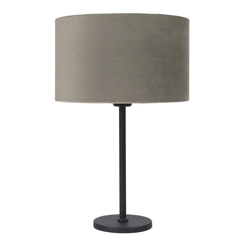 Tafellamp | 30 cm | project | E27 | grijs zwart | metaal stof | moderne sfeerverlichting de Highlight – photo produit 1 sur 3