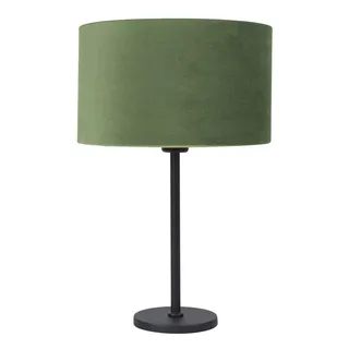 Tafellamp | 30 cm | project | E27 | groen zwart | metaal stof | moderne sfeerverlichting de Highlight – photo produit 1 sur 2