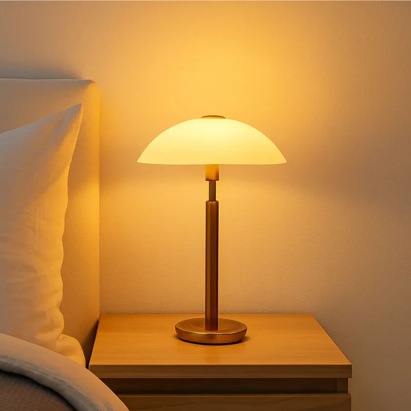 Tafellamp | 30 cm | touch lampen | G9 | brons | glas met metaal | decoratieve, diffuse, functionele de Highlight – photo produit 2 sur 3