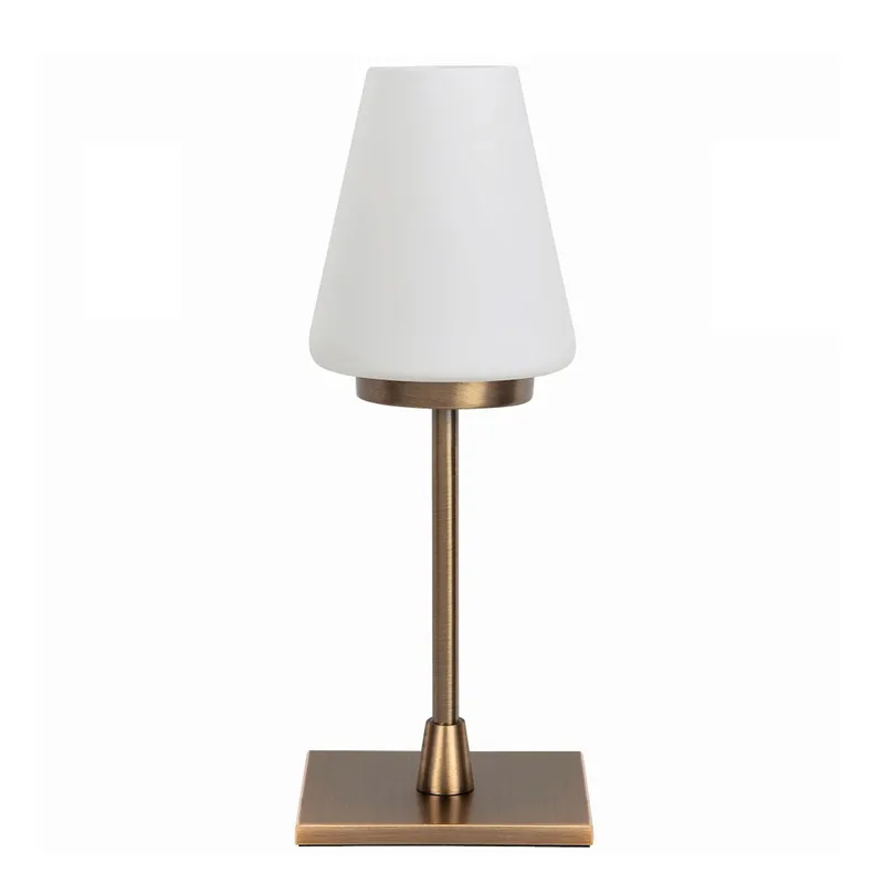 Tafellamp Oscar touch H 27 cm Ø 10 cm brons fra Highlight – produktbillede