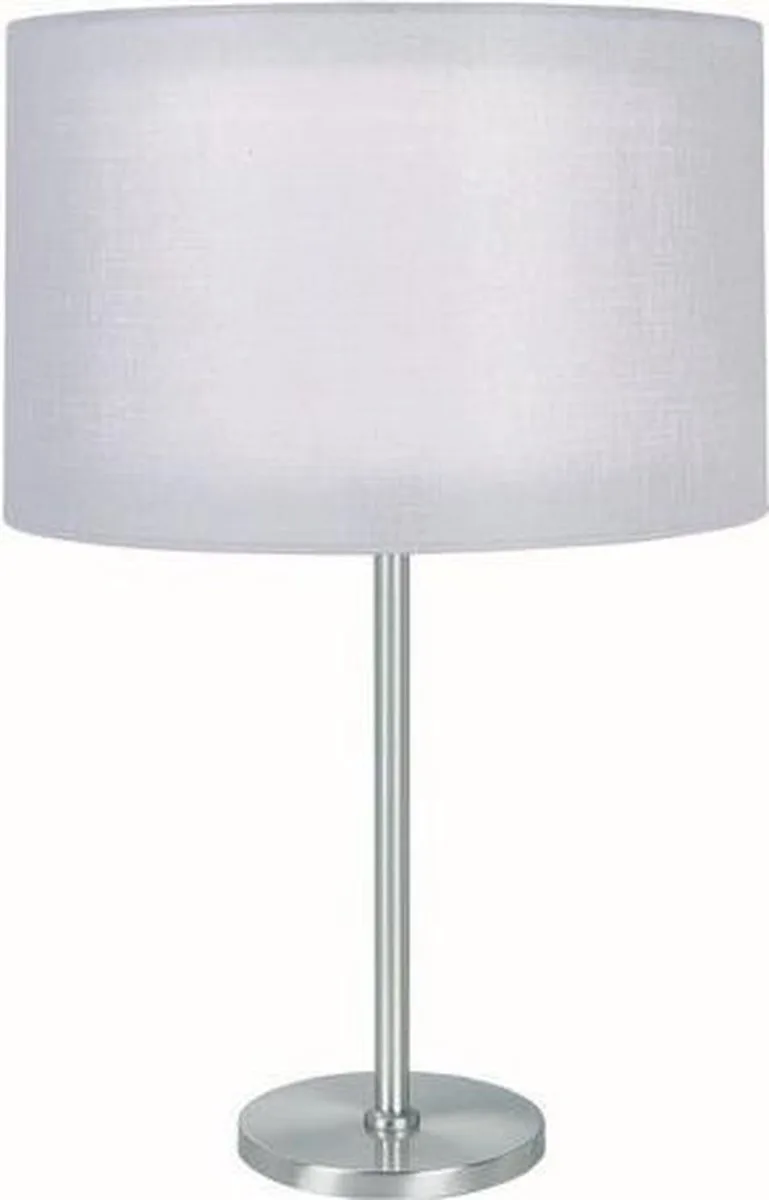 tafellamp Project 51 cm - mat staal excl. kap by Highlight in Silver, Rvs – product photo