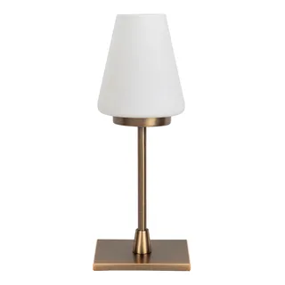 Tafellamp touch | 12,5 cm | Touch lampen | G9 | brons/bruin | glas en metaal | decoratief, diffuus de Highlight – photo produit 2 sur 3