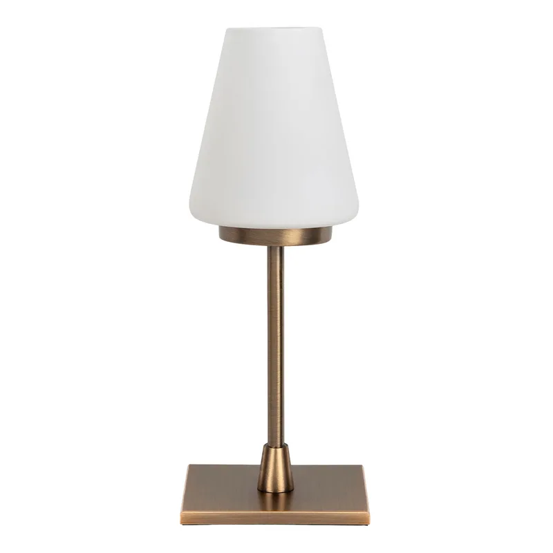 Tafellamp touch | 12,5 cm | Touch lampen | G9 | brons/bruin | glas en metaal | decoratief, diffuus de Highlight – photo produit 2 sur 3