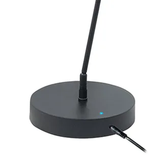 Vloerlamp | 23 cm | round move | zwart | metaal | modern design | LED | dimbaar | acculamp de Highlight – photo produit 2 sur 3