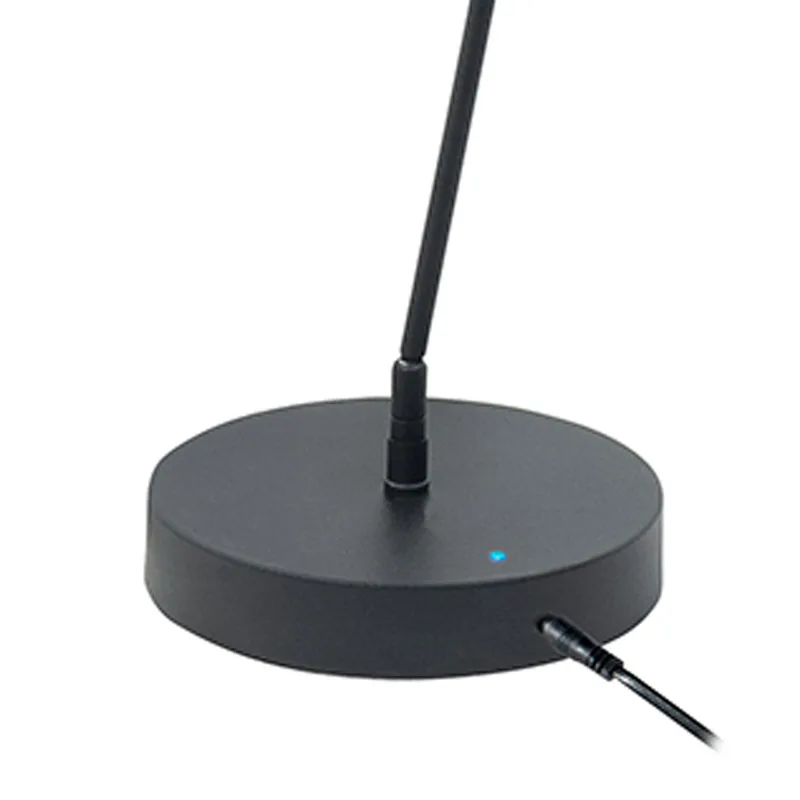 Vloerlamp | 23 cm | round move | zwart | metaal | modern design | LED | dimbaar | acculamp de Highlight – photo produit 2 sur 3