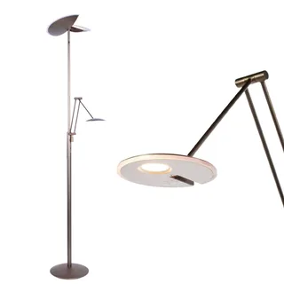 Vloerlamp | 29 cm | sapporo-geneva | 3 lichts | LED | brons | glas kunststof metaal | design de Highlight – photo produit 1 sur 3