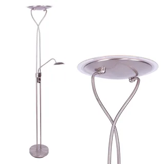 Vloerlamp | 30 cm | empoli vloerlampen | 2 lichts | LED | staal | glas en metaal | moderne fra Highlight – produktbillede 1 af 3