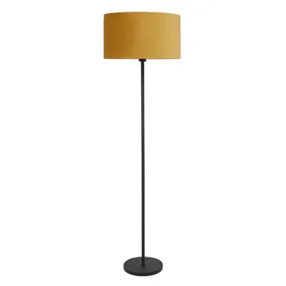 Vloerlamp | 45 cm | project | E27 | geel zwart | metaal stof | decoratieve landelijke lifestyle de Highlight – photo produit 1 sur 2