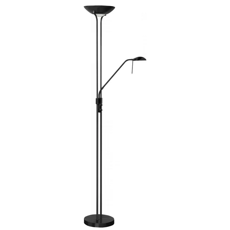Vloerlamp New Luna H 180 cm 24 + 5 Watt zwart fra Highlight – produktbillede