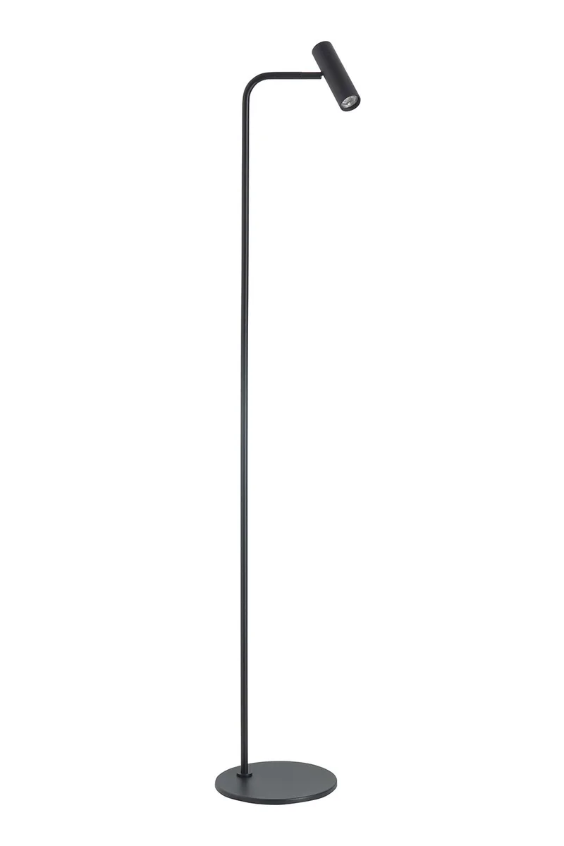 Vloerlamp Trend 1 lichts H 132 cm incl mini GU10 zwart von Highlight – Produktfoto