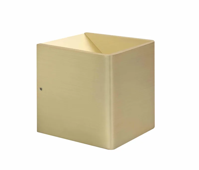 Wandlamp | 10 cm | strijklicht wandlampen | LED | goud | aluminium metaal | moderne design accent de Highlight – photo produit