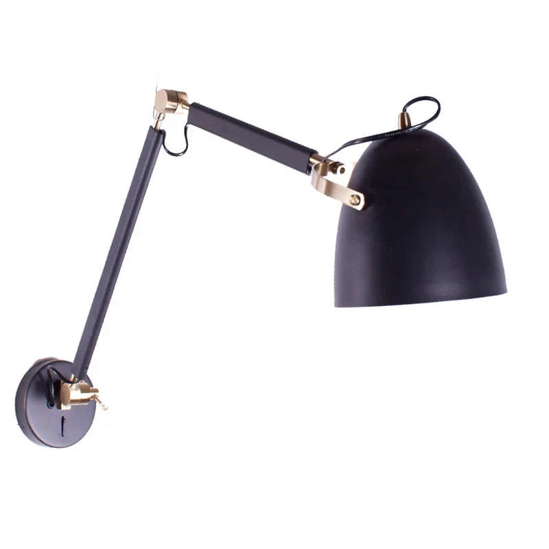 Wandlamp | 15 cm | Cupra | E27 | zwart | metaal | moderne design verlichting de Highlight – photo produit 1 sur 3