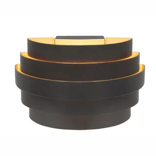 Wandlamp | 20 cm | Scudo wandlampen | G9 | goud, zwart | aluminium, metaal | moderne design fra Highlight – produktbillede 2 af 3