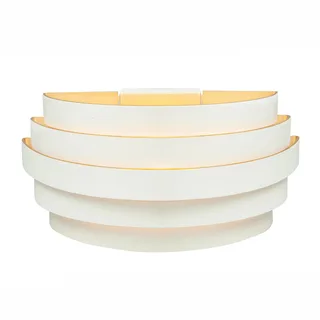 Wandlamp | 25 cm | Scudo wandlampen | G9 | goud wit | aluminium metaal | moderne design decoratieve de Highlight – photo produit 2 sur 3
