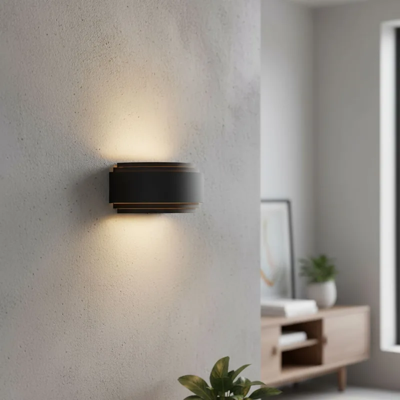 Wandlamp | 30 cm | Sofia/elena | E14 | goud, zwart | aluminium metaal | moderne design verlichting de Highlight – photo produit 1 sur 3