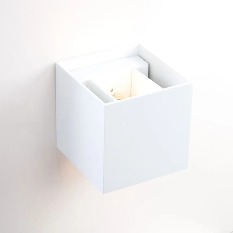 Wandlamp | 5 x 9 cm | strijklicht wandlampen | G9 | wit | aluminium metaal | moderne design de Highlight – photo produit 2 sur 3