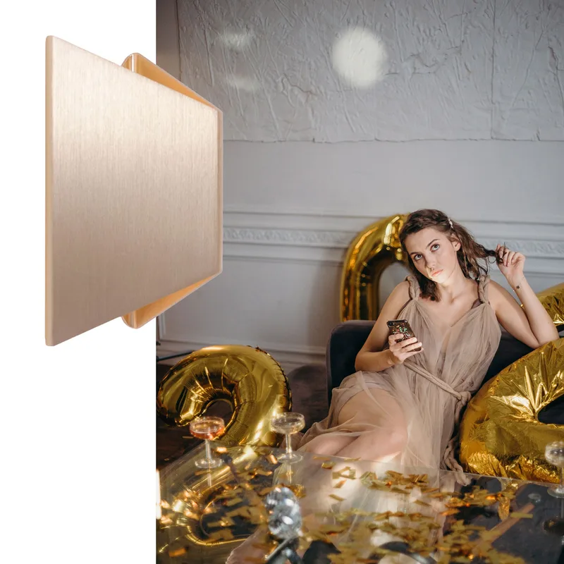 Wandlamp | Crown / Eros / Hera | G9 | goud | aluminium metaal | moderne design sfeer verlichting von Highlight – Produktfoto 2 von 3
