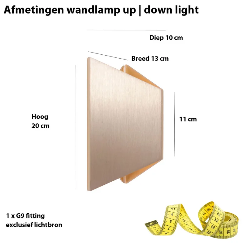 Wandlamp | Crown / Eros / Hera | G9 | goud | aluminium metaal | moderne design sfeer verlichting von Highlight – Produktfoto 3 von 3