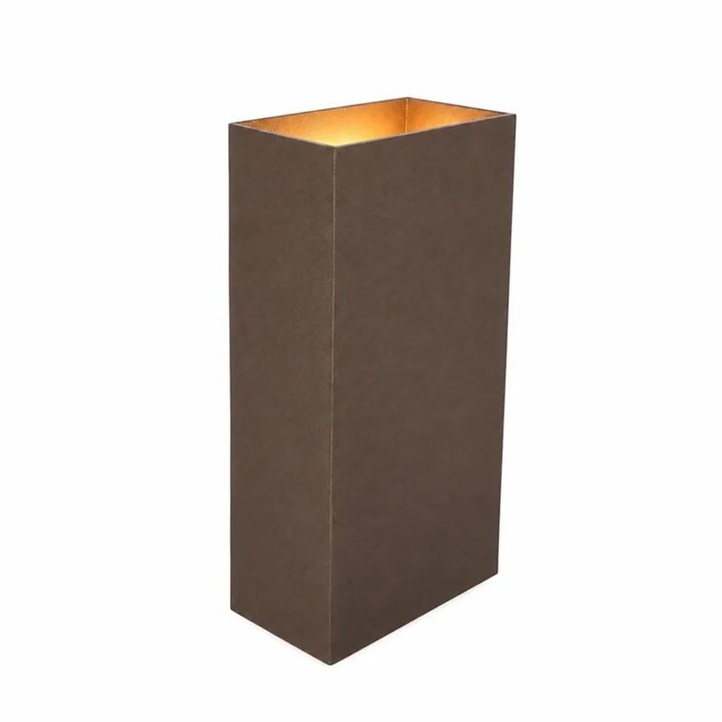 Wandlamp Eros Choco Up & Down 18cm 2x GU10 fra Highlight i Brun – produktbillede