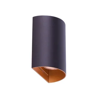 Wandlamp | Hera | GU10 | goud zwart | aluminium metaal | moderne design sfeer verlichting von Highlight – Produktfoto 1 von 3